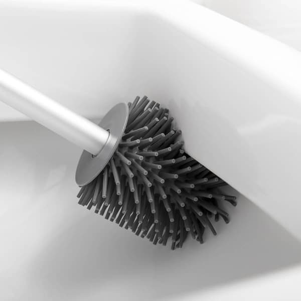 Toiletbørste i Gummi - Grå Grey