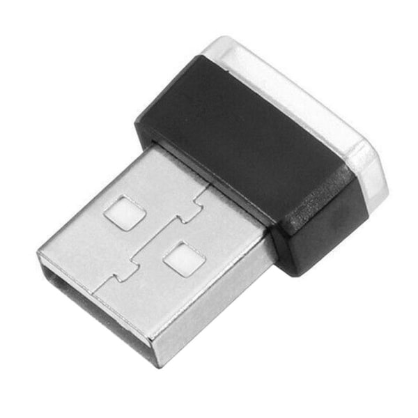 Mini USB-lampa med LED - Vit Svart