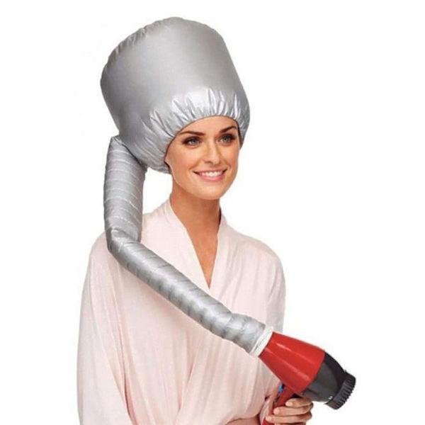 Hårtorkshuva För Styling och Behandling - Silver Silver
