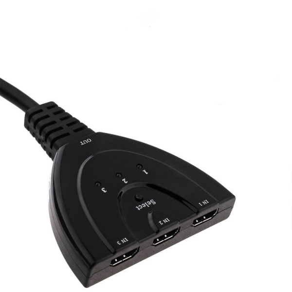 HDMI Switch, 3-vägs Svart