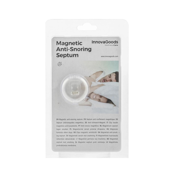 Magnetisk Anti-Snarkning Näsklämma Transparent