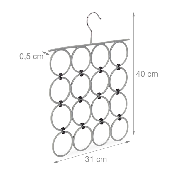 Sammenfoldelig tørklædeholder