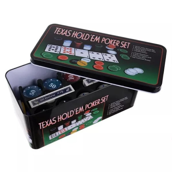 Pokerset – 200 Marker multifärg