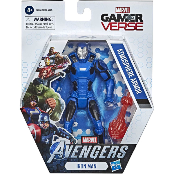 Marvel Gamerverse, Actionfigur - Iron Man Atmosphere multifärg