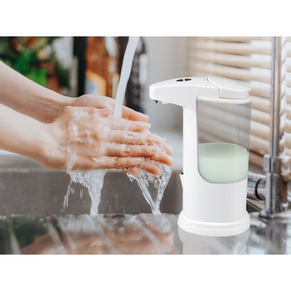 Automatisk dispenser för tvål och handsprit Vit