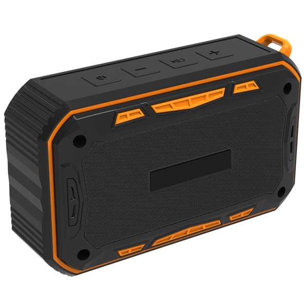 Sporty Vandtæt Bluetooth højttaler - Orange Orange