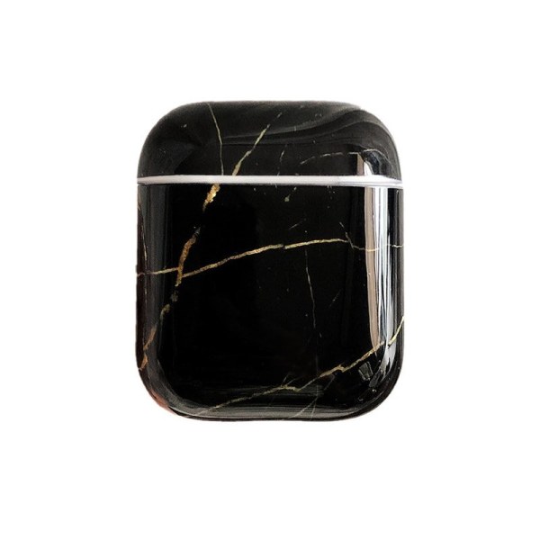Skyddsfodral till AirPods - Svart Marmor Brun