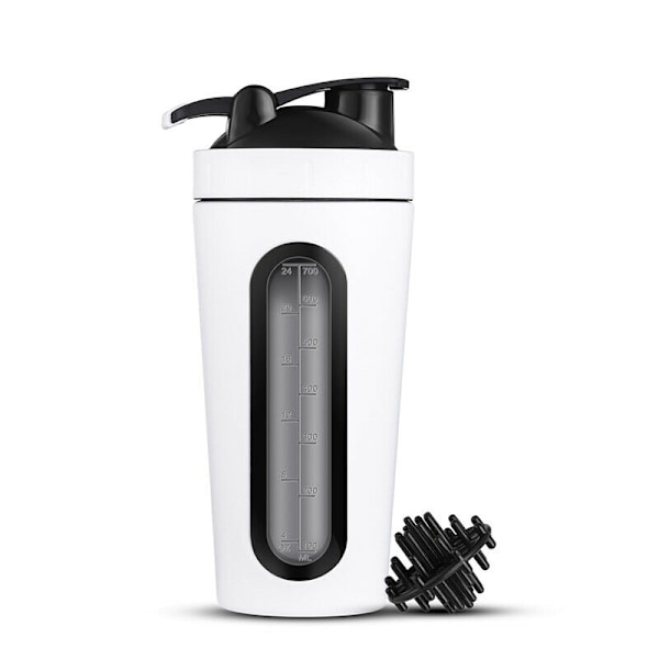 Shaker i rustfrit stål, 700 ml - Hvid White
