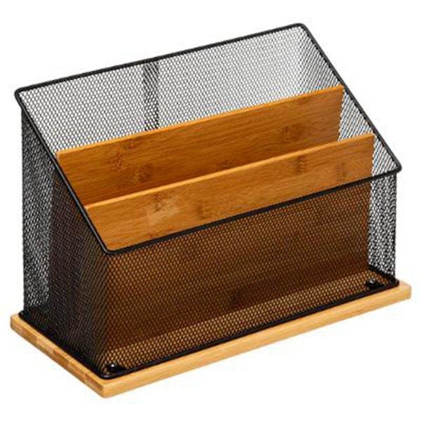 Skrivebordsstativ - Bambus/Sort Black
