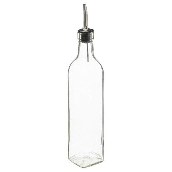 Olja/vinägerset i bambu - 2 flaskor Transparent
