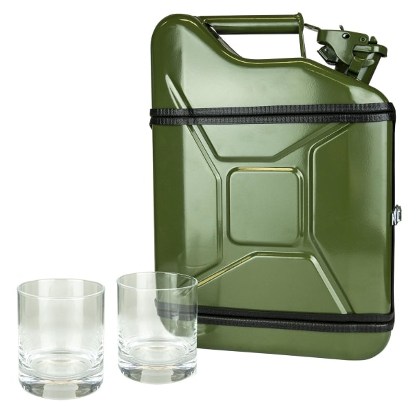 Minibar, Vintage Bensindunk - Grön Grön