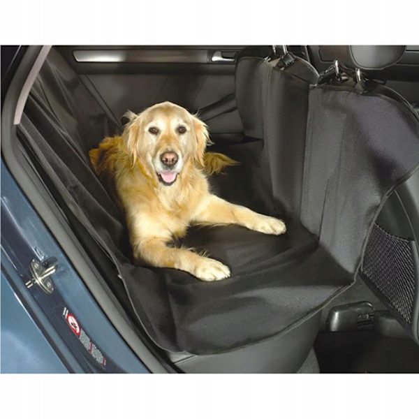 Skyddsmatta för hund - 144x144 cm Svart