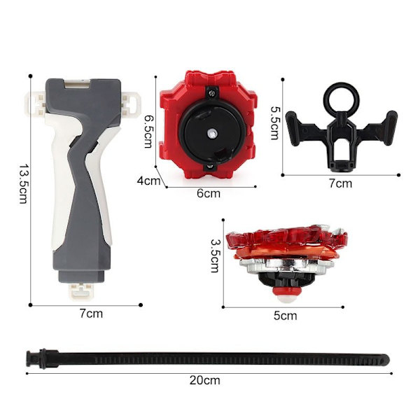 Top Superpower Top Plate battle set 4-pack Multicolor