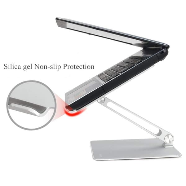 Laptopstativ, 7 til 17 tommer - 28 cm Silver