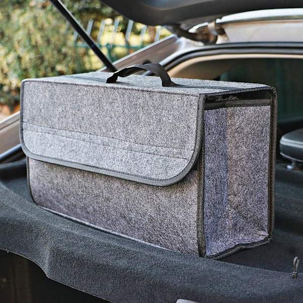 Förvaringsväska för Bilen - 50 x 24 x 15,2 cm grå