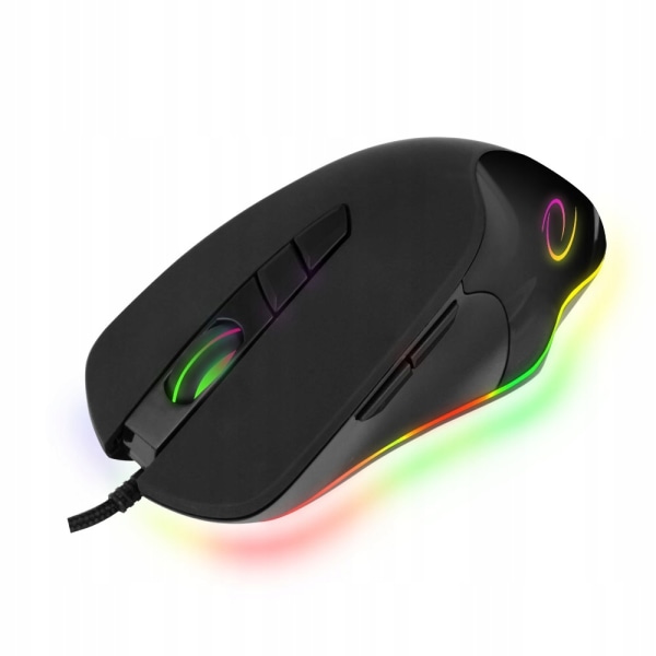 Optisk computermus med baggrundsbelysning Black