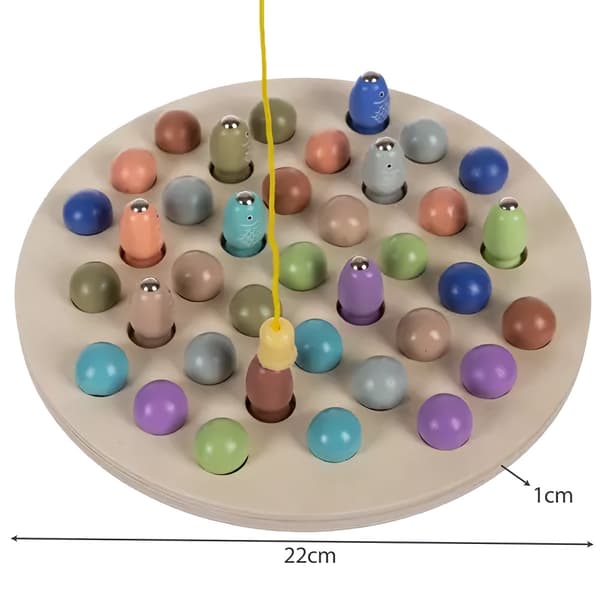 Magnetiskt Fiskespel multifärg