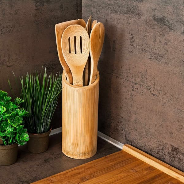 Bambu köksredskap set om 7