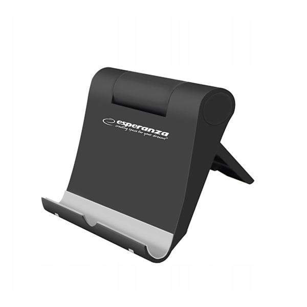 Bordstativ til mobiltelefon og tablet - sort Black