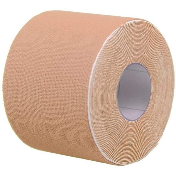 Itsekiinnittyvä Rintateippi, 5 m - Beige Beige one size