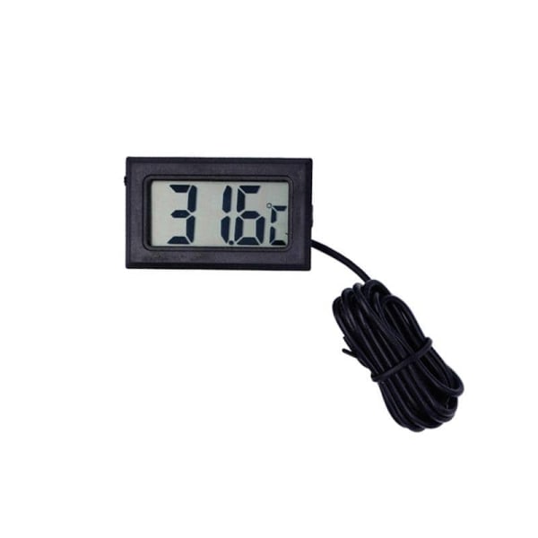 Digitalt termometer til køle og frys Black