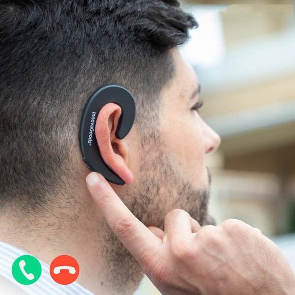 Trådlöst Headset - Bluetooth - Svart Svart