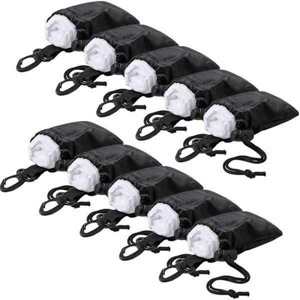 10x Regnjackor med Huva Transparent M