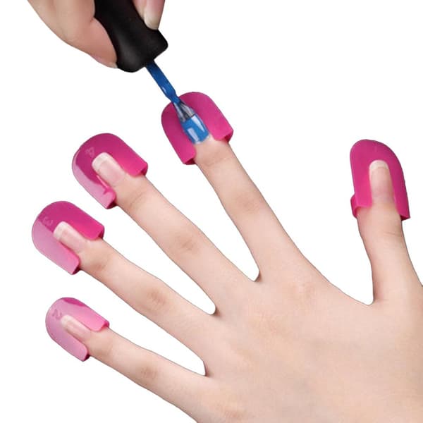 26x fingerbeskyttere til manicure Pink