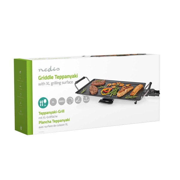 Teppanyaki Bordgrill - 47,5 x 26,5 cm Black