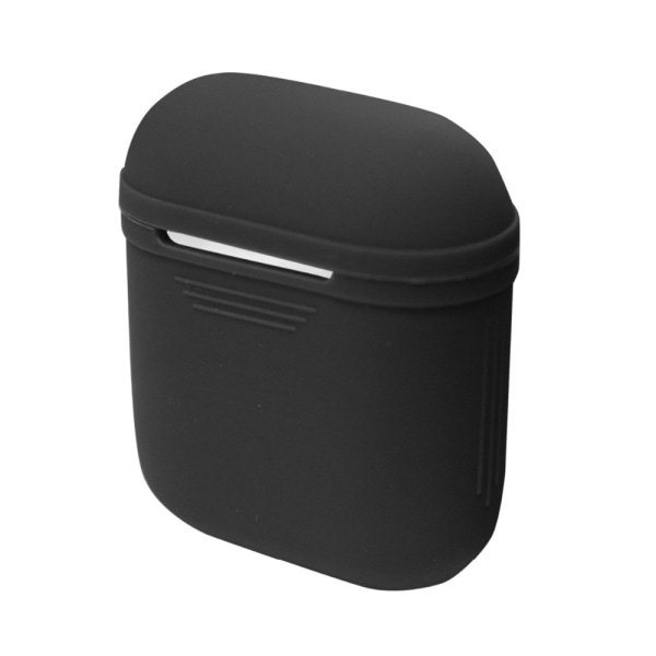 Airpods opbevaring af silikone - Sort Black