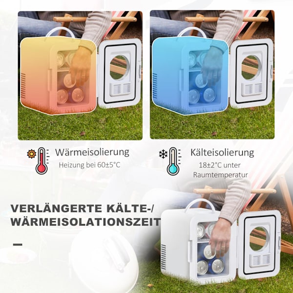 Vit Bilkylbox 4L Minikyl 12V/230V 60W Camping