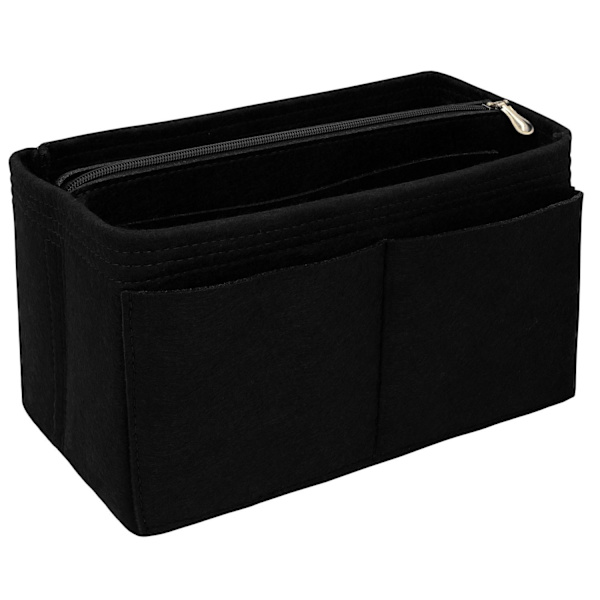 2x Taskeindsatser, Sort - Medium Black Medium