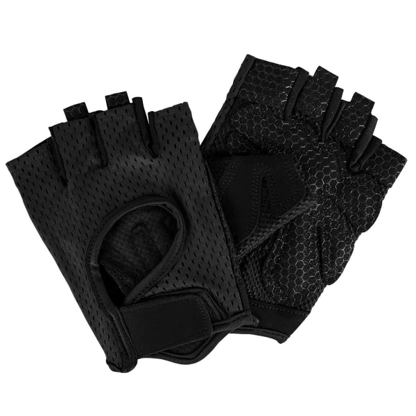 Fitnesshandsker, Sort - L Black L