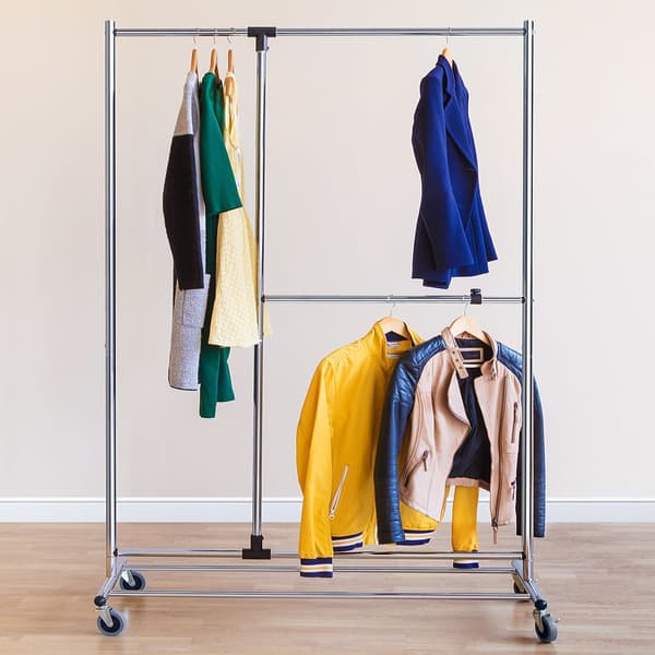 Tatkraft, Marvel - Stabil Klädhängare med Hjul Silver