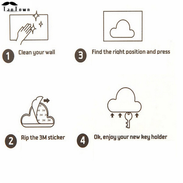 Smart Nøgleholder - Magnetisk Sky White