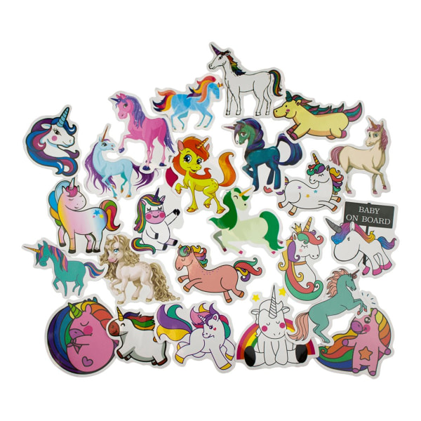 Storpakke Klistermærker og Mærkater - Unicorn #1 Multicolor
