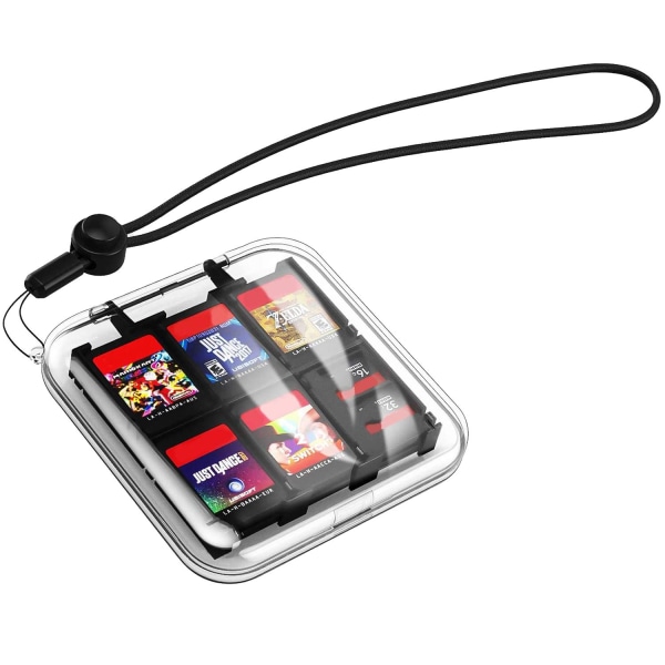 Säilytyslaukku Nintendo Switch -peleille Transparent