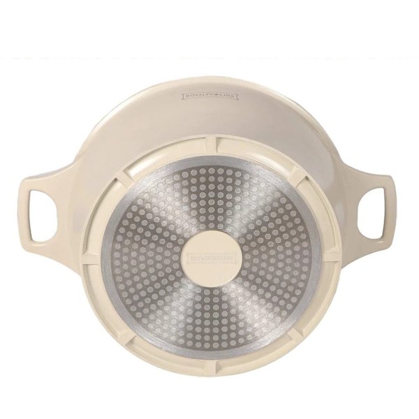 15-delar Grytset med Marmorbeläggning - Beige Beige