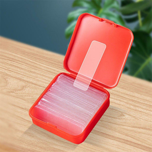 60x Dubbelhäftande Tejpbitar - Transparent Transparent