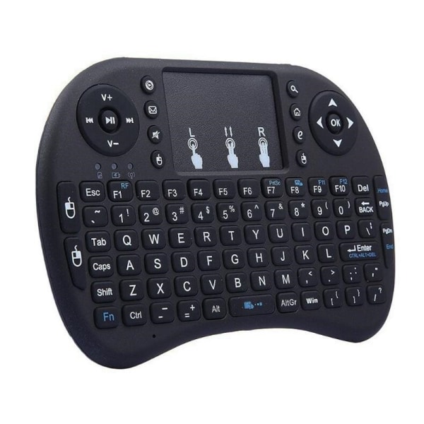 Trådløst Mini Tastatur - QWERTY (Sort) Black