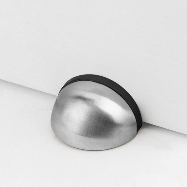 Magnetisk dørstopper - rustfrit stål Silver