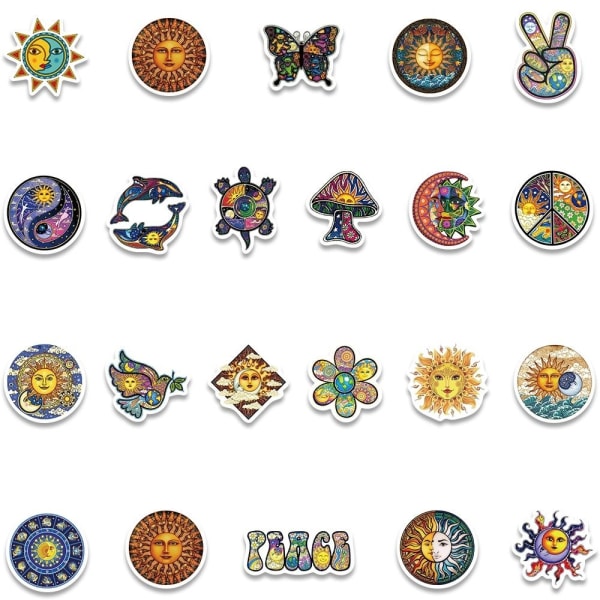Tarrat - Aurinko ja Kuu - 50 kpl Multicolor