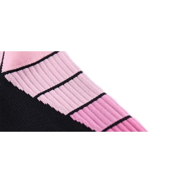 Polvipituiset kompressiosukat juoksuun & urheiluun - Pinkki L/XL Pink L