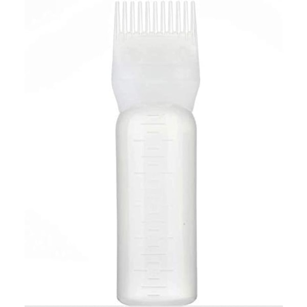 Kam og flaske til hårfarve - 2 stk Transparent