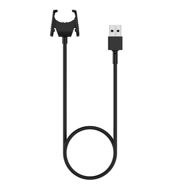 USB Dockningsladdare kompatibel med Fitbit Charge 3, 1m Svart