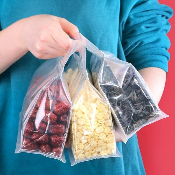 Smart taske til madopbevaring - silikone Transparent