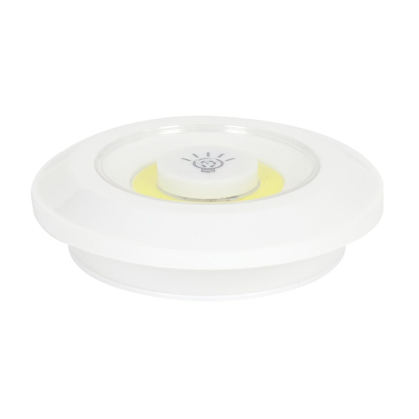 2x CoB LED-lampor med Fjärrkontroll Vit