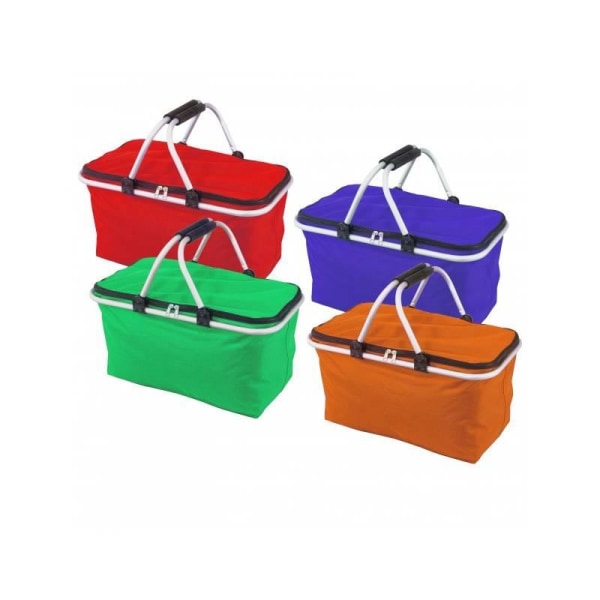 Indkøbskurv i Nylon, Foldbar - Sælges Usorteret Multicolor