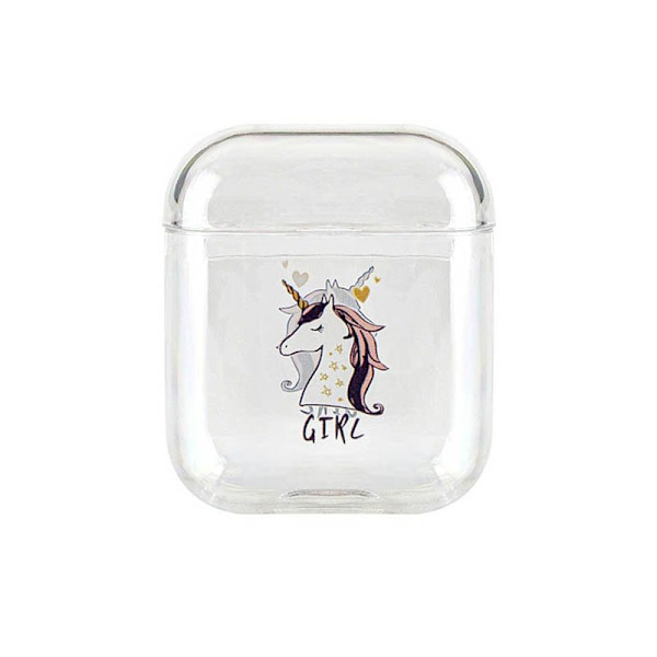 Skyddsfodral till AirPods - Enhörning Transparent