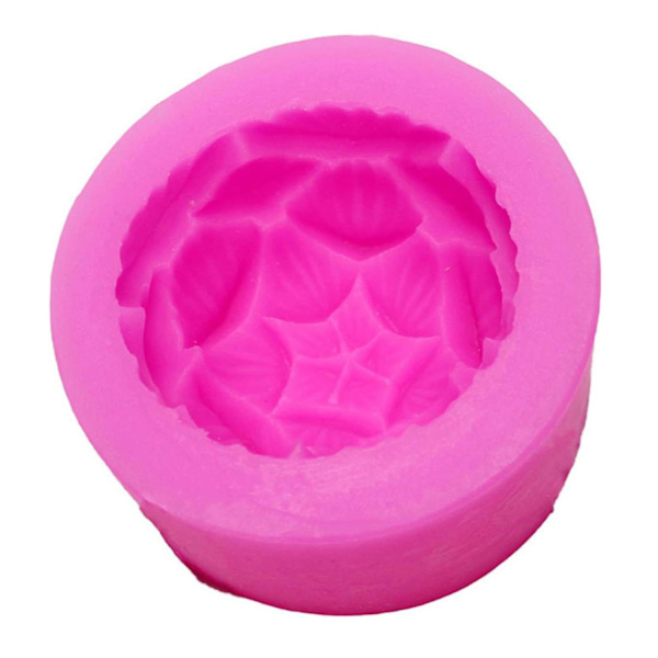 Multifunktionell 3D-form - Ros - Silikon Rosa
